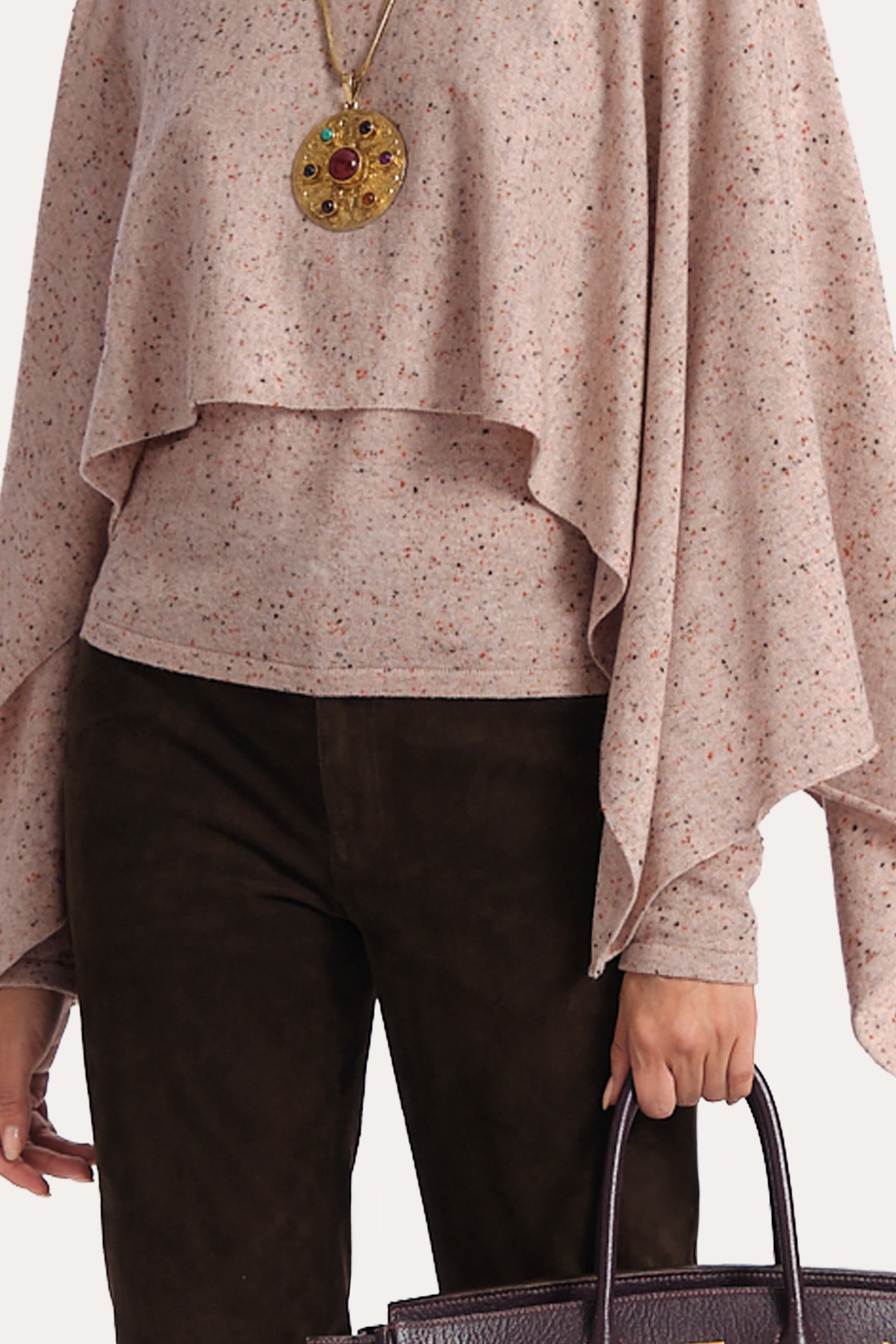 Kennedy Cashmere Poncho