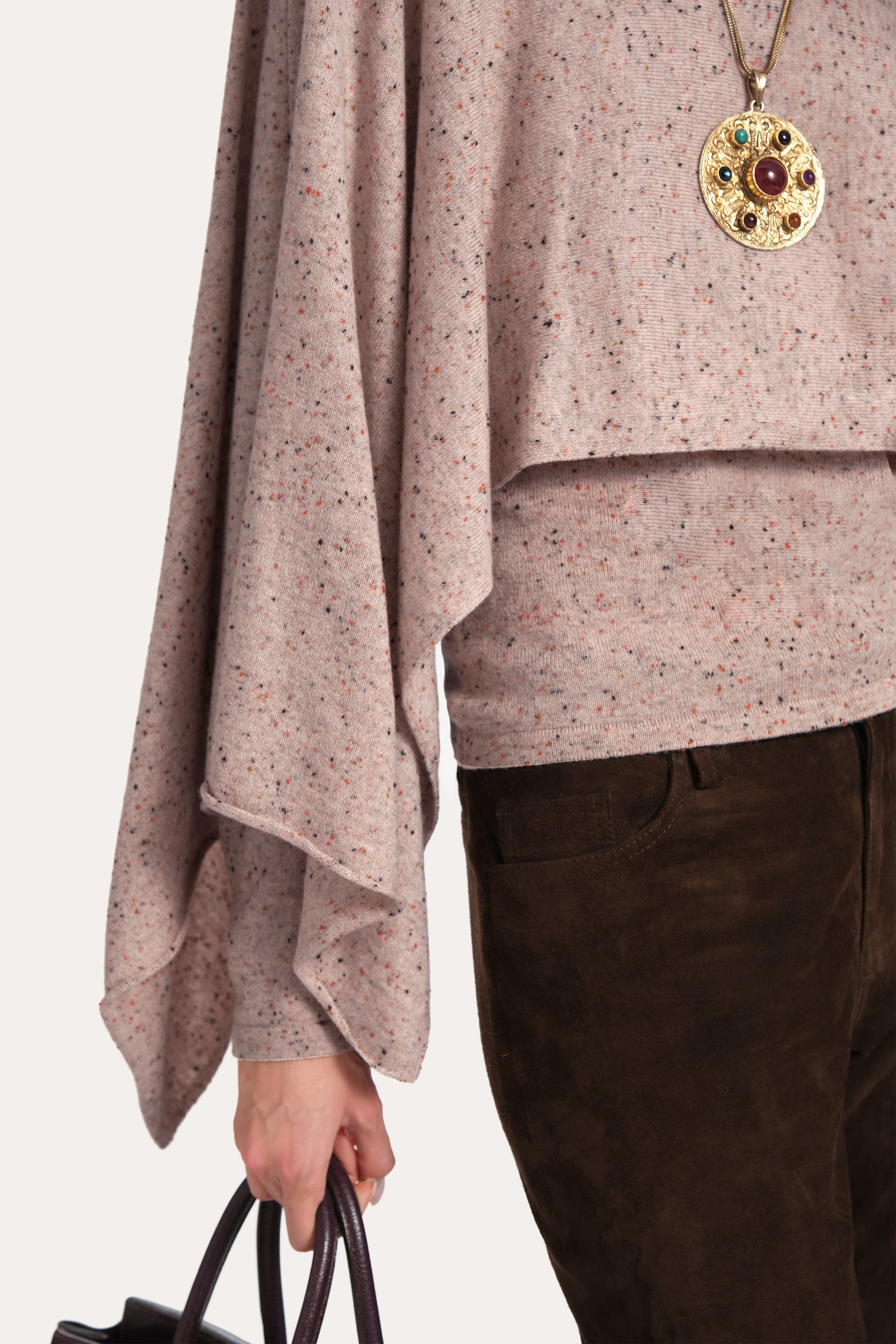 Kennedy Cashmere Poncho
