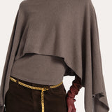 Kennedy Cashmere Poncho