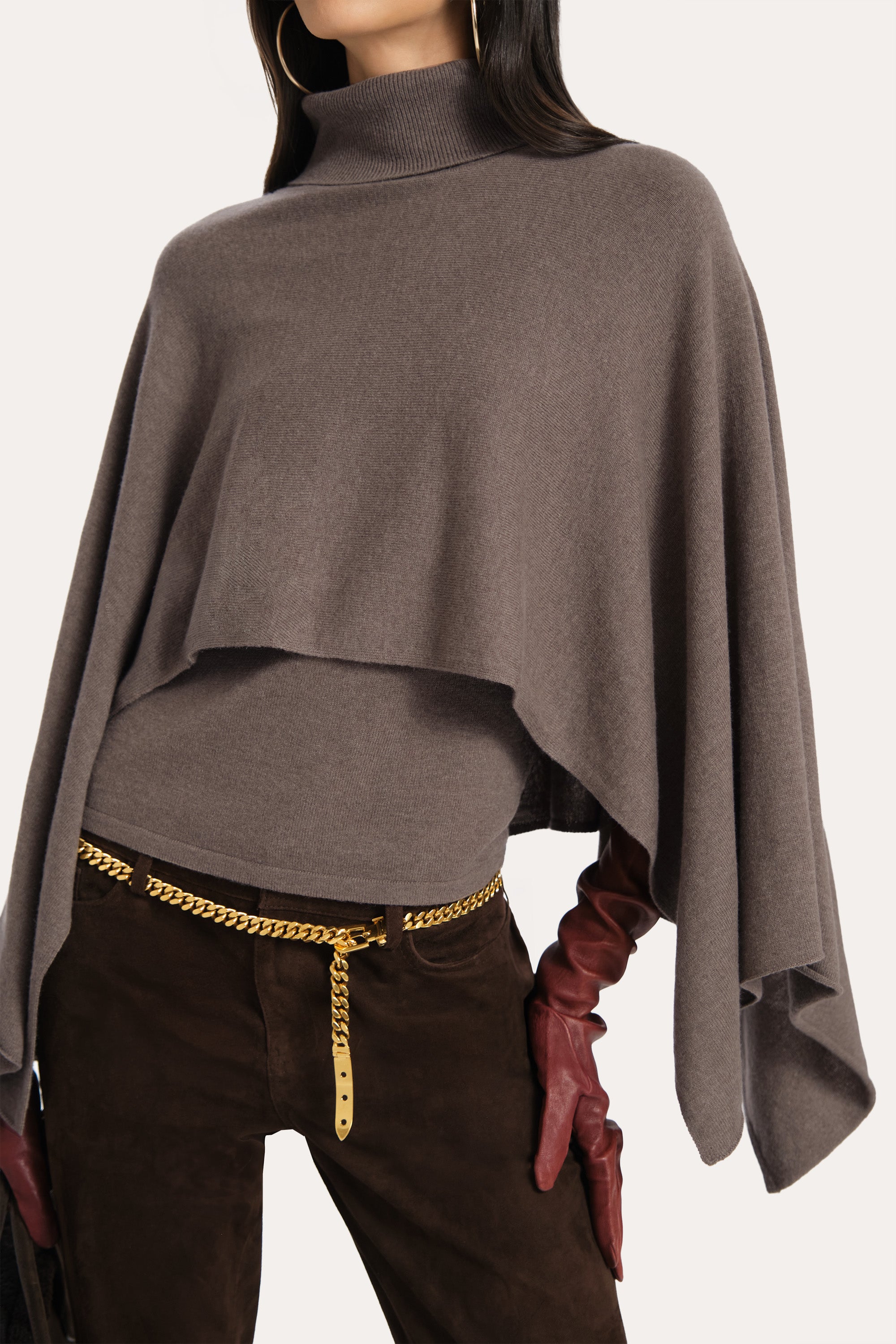 Kennedy Cashmere Poncho