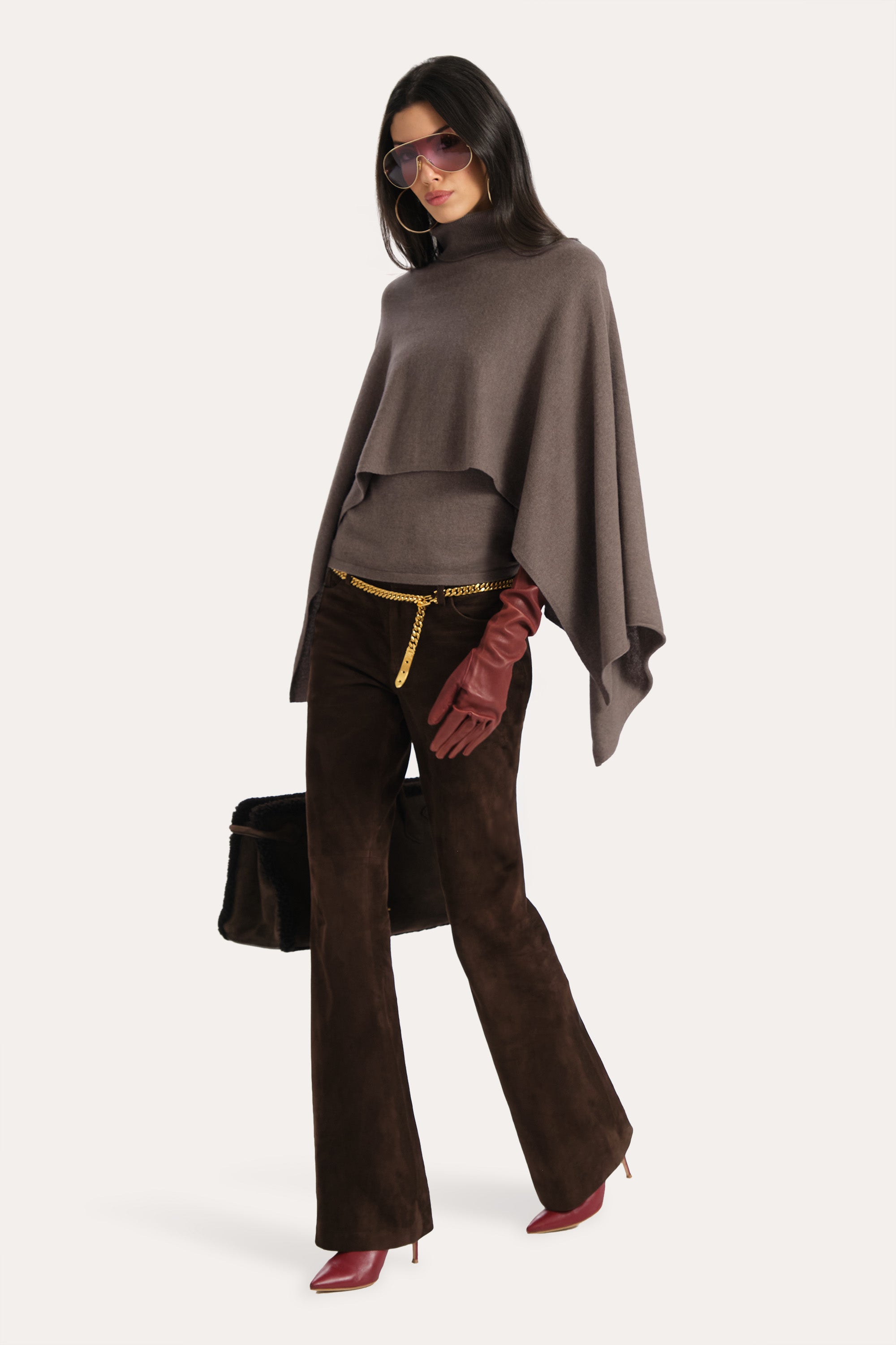 Kennedy Cashmere Poncho