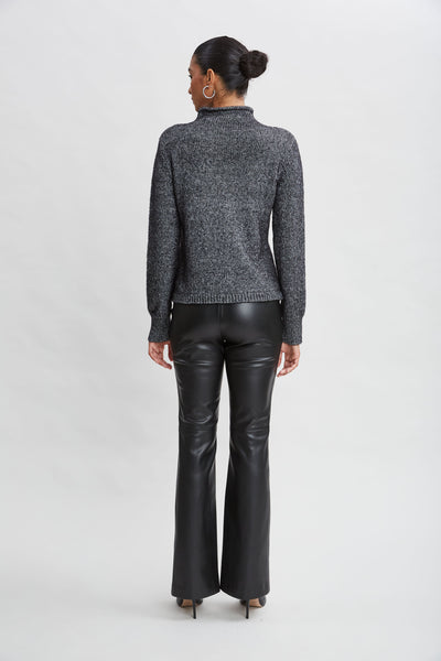 Cable Front Cotton Merino Sweater Image 7