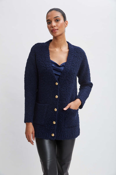 Boucle Merino Cardigan Image 1