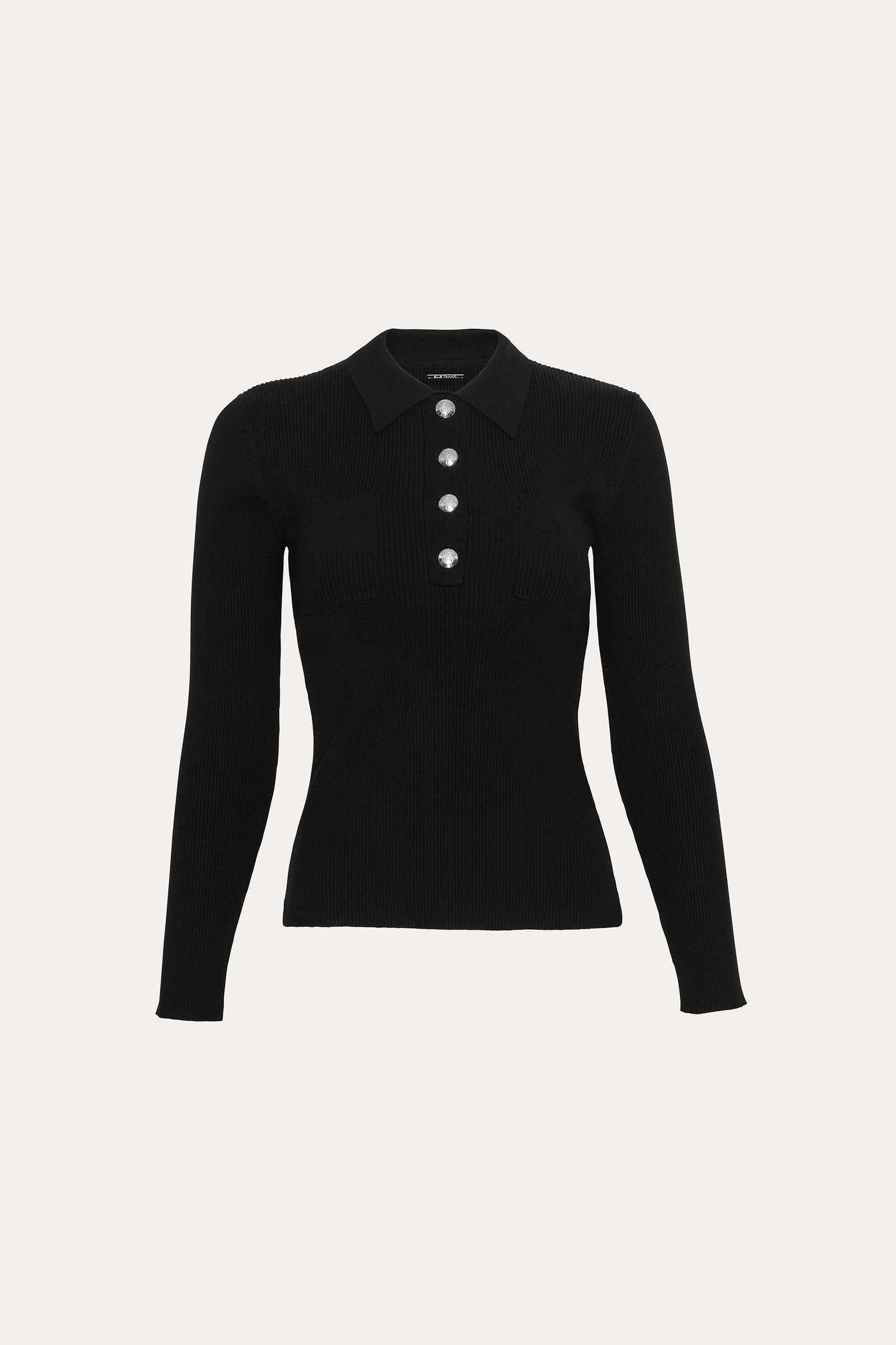 新品未使用　アイレネ   Polo Knit Tops IRENE（アイレネ） ニット セーター アーガイルカットアウトポロニット