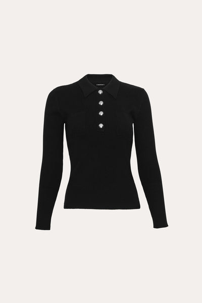 Classic Knitted Polo Image 1