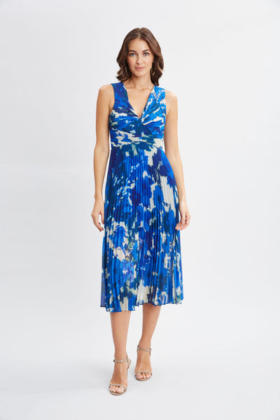 Garden Printed Twist Midi Dress Image 1