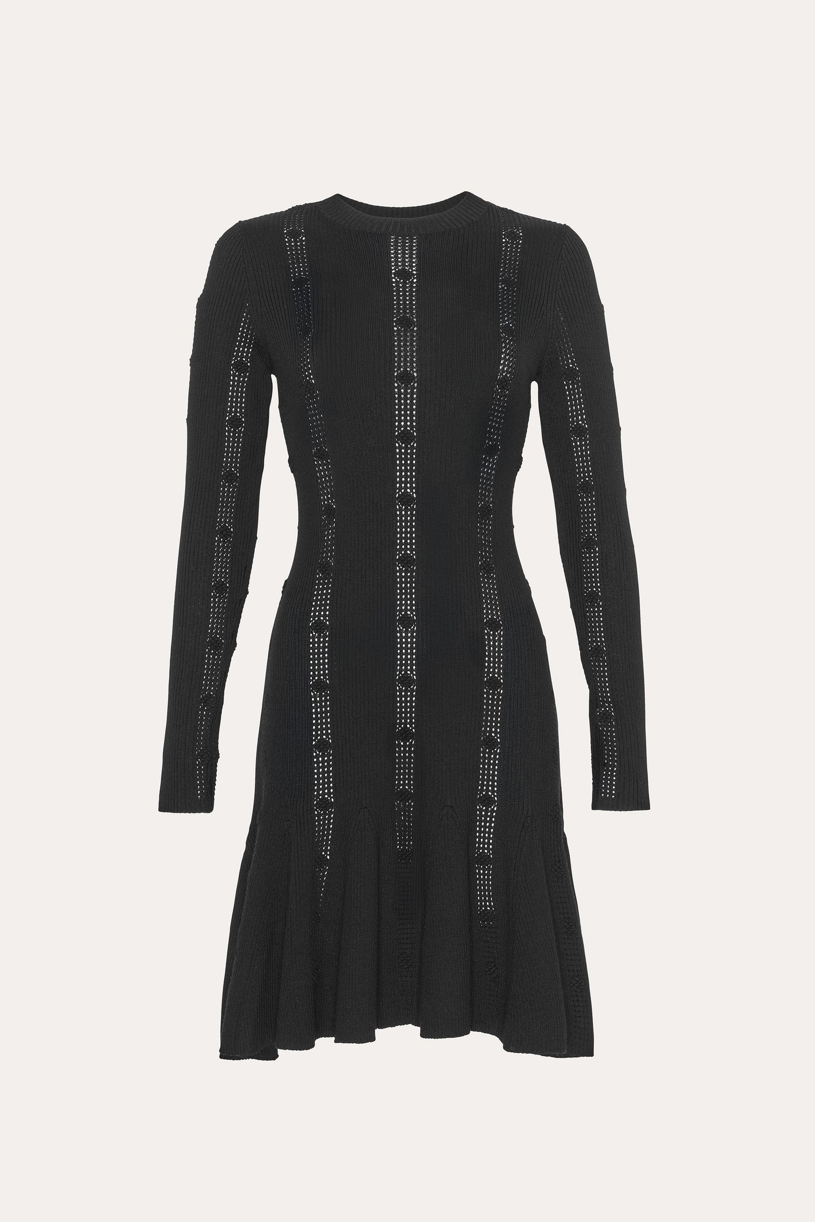 Silk Knitted Dress Black / S