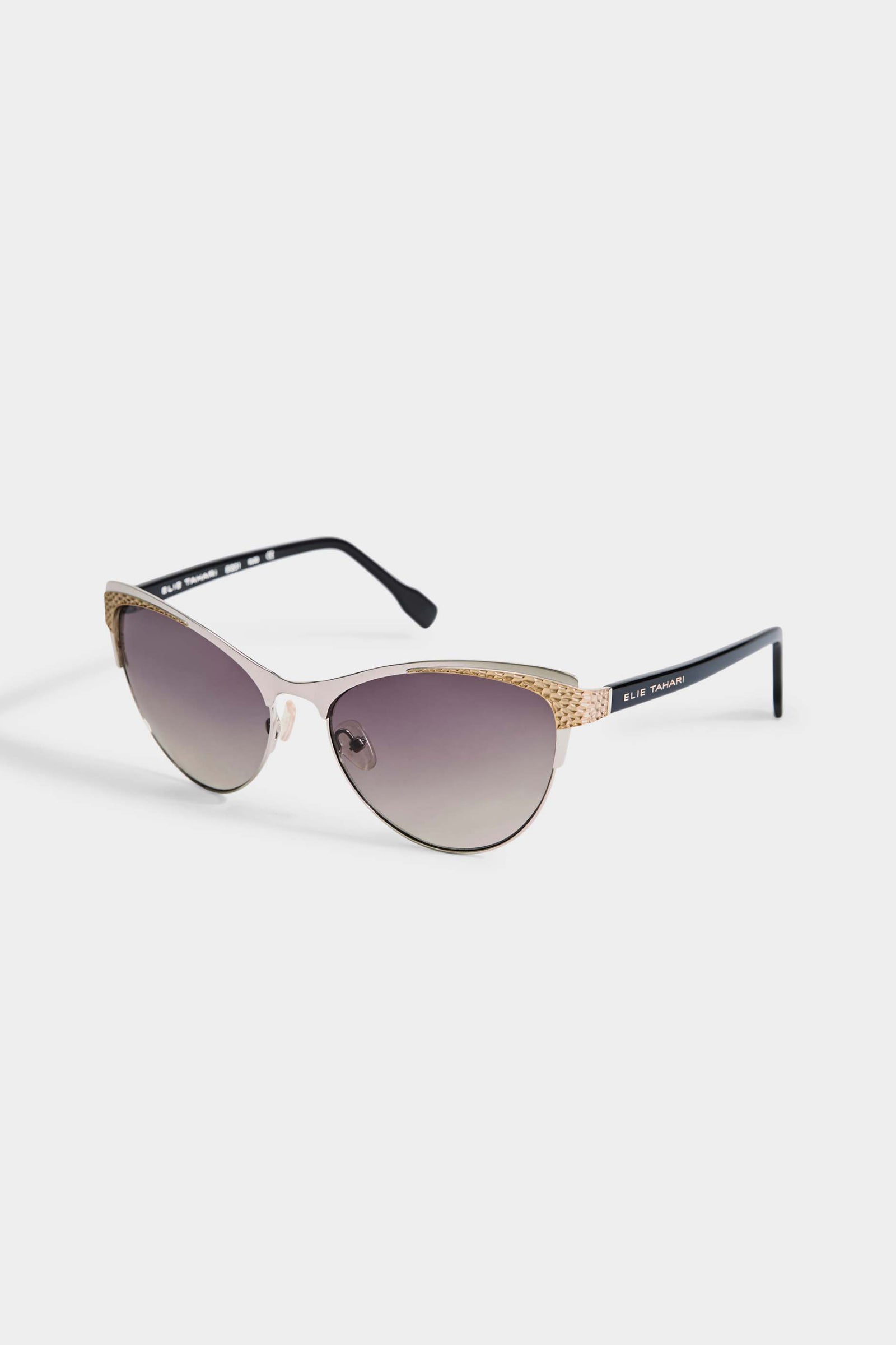 Metallic Cateye Sunglasses – Elie Tahari