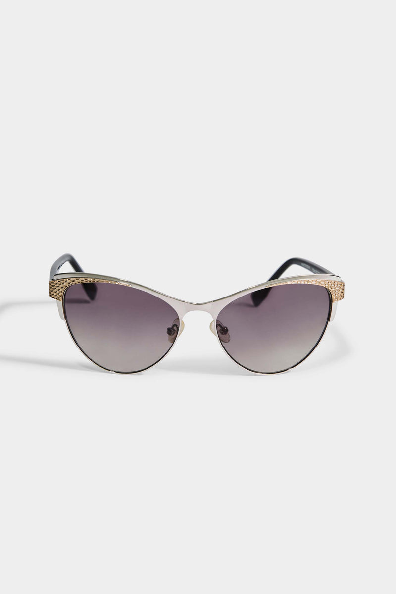 Metallic Cateye Sunglasses