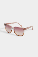 Two Tone Rectangular Sunglasses