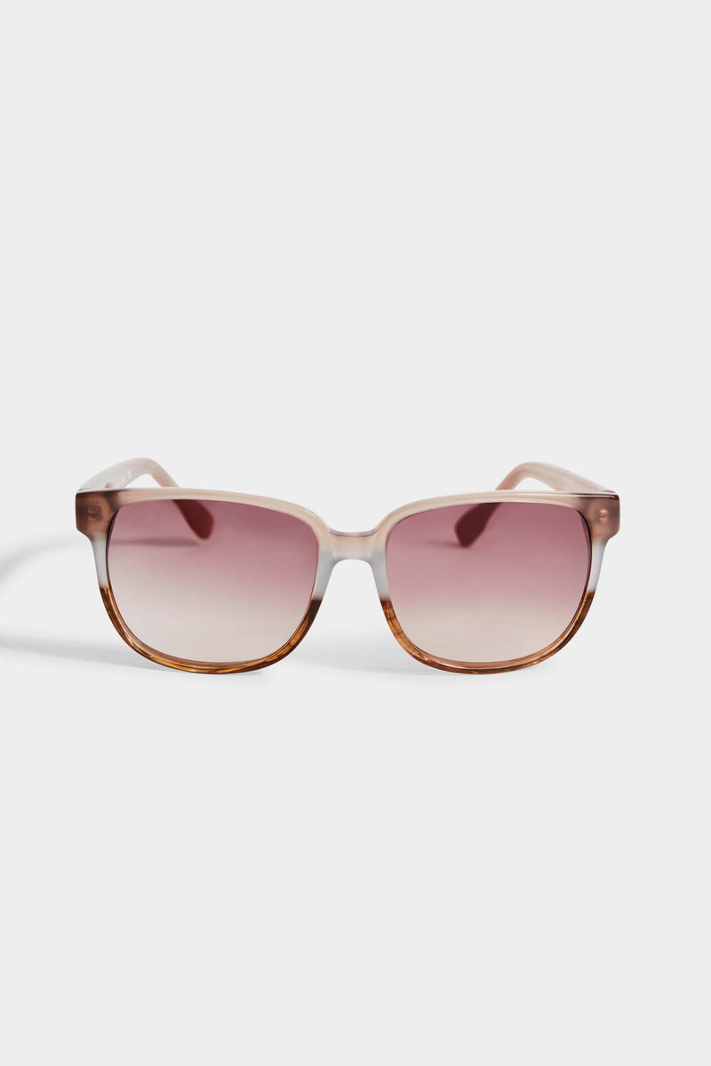 Two Tone Rectangular Sunglasses Elie Tahari