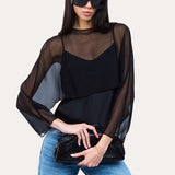 Sienna Silk Overlay Blouse