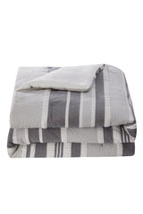 Tahari Stripe 3-Piece Comforter Set, Full/Queen