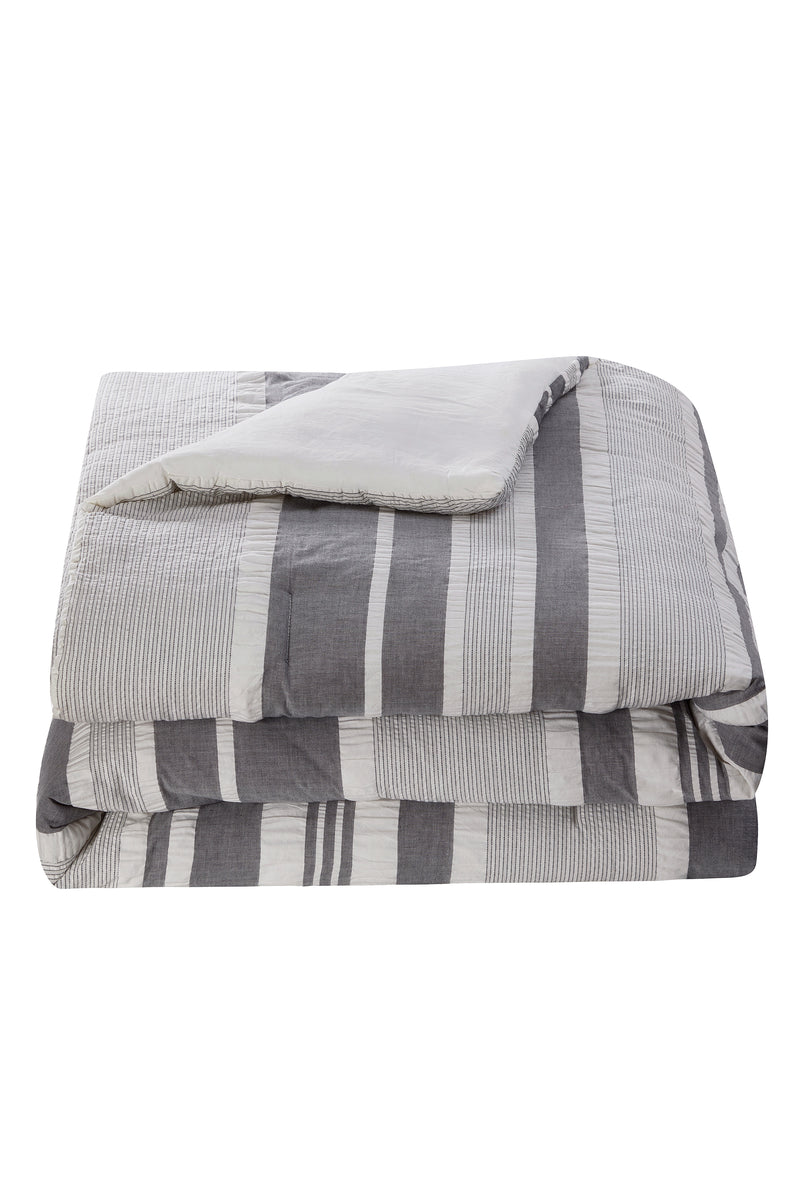 Tahari Stripe 3-Piece Comforter Set, King