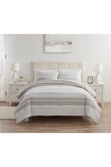 Tahari Stripe 3-Piece Comforter Set, King