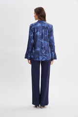 Silk Satin Night Shadow Shirt
