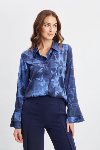 Silk Satin Night Shadow Shirt Image 1
