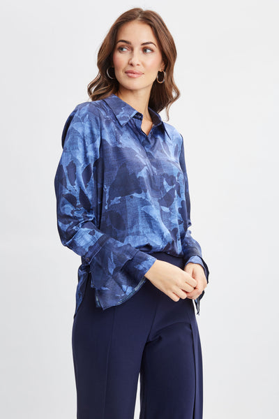 Silk Satin Night Shadow Shirt Image 5