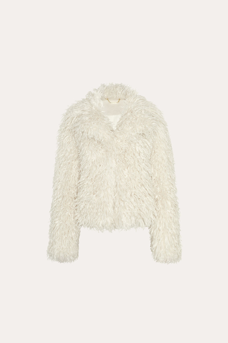 Plush Shearling Coat
