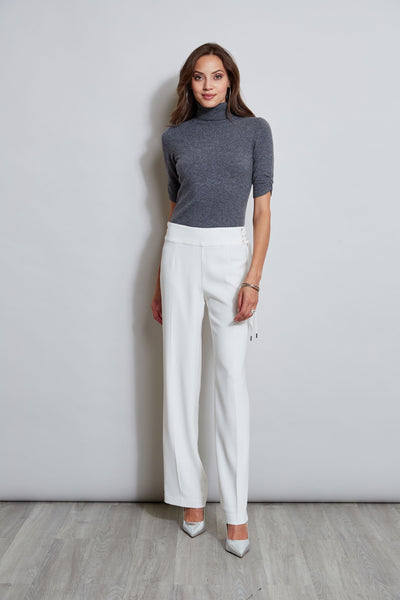 Crepe Side Tie Pant Image 4