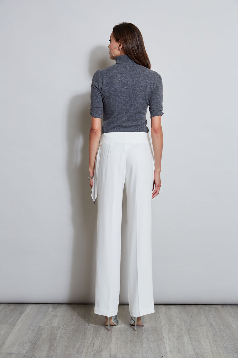 Crepe Side Tie Pant