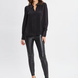 Silk Pintuck Shirt