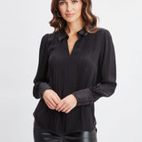 Silk Pintuck Shirt