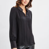 Silk Pintuck Shirt