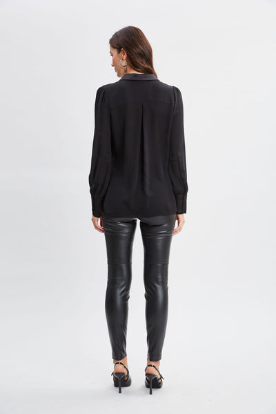 Silk Pintuck Shirt Image 5