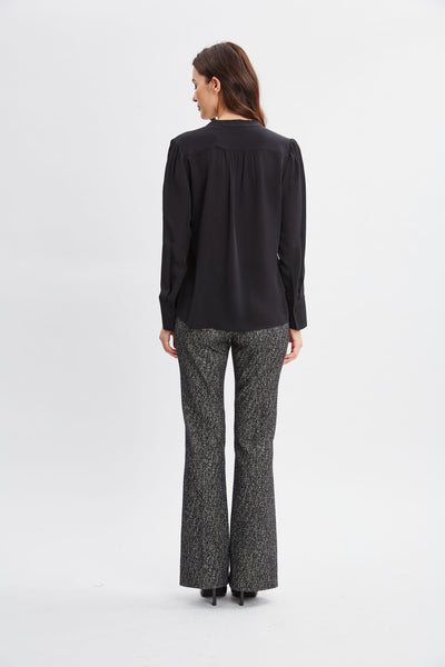 Silk Chain Tassel Shirt Image 5