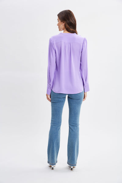 Silk Chain Tassel Shirt Image 5