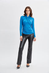 Crossover Ruched Knit