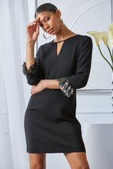 Metallic Shift Dress
