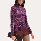 Elisa Velvet Top
