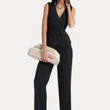 Demi Pinstripe Vest