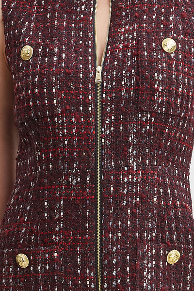 Tweed Pocket Dress Image 4