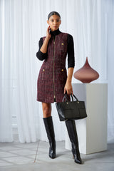 Tweed Pocket Dress