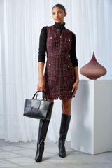 Tweed Pocket Dress