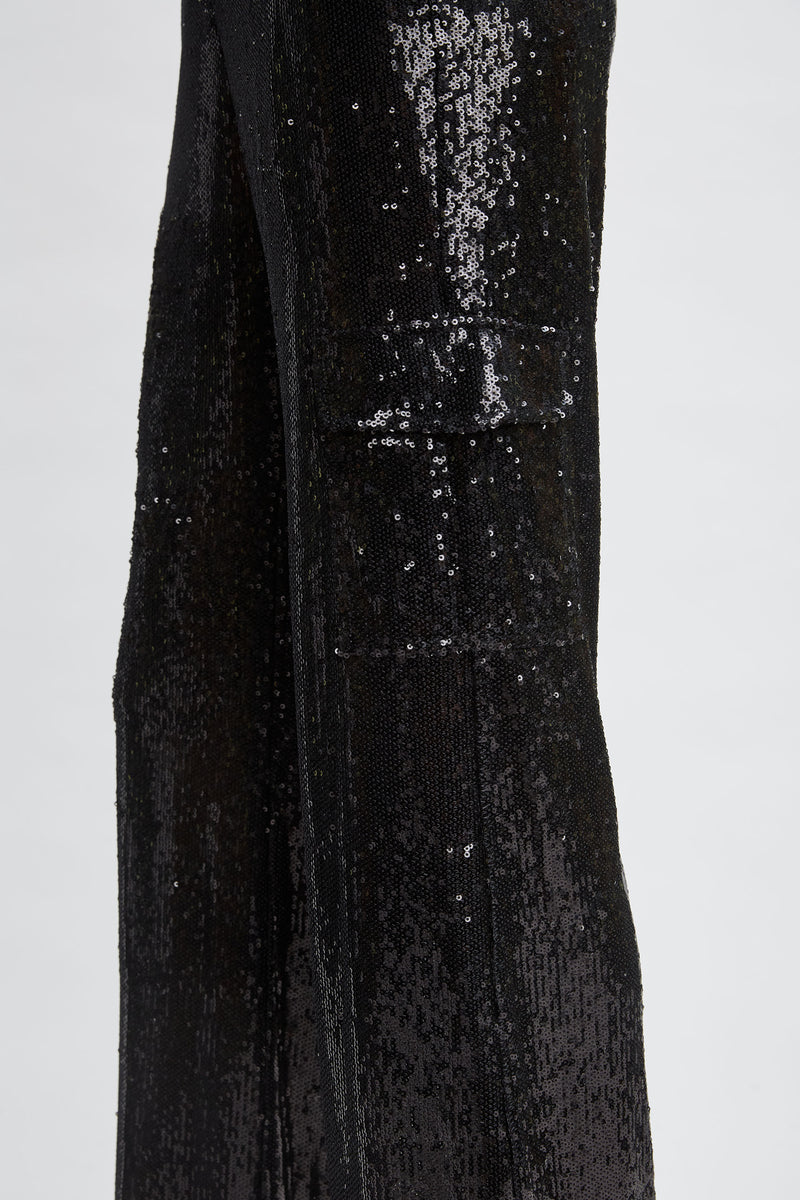 Sequin Pocket Pant