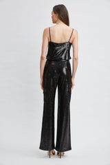 Sequin Pocket Pant