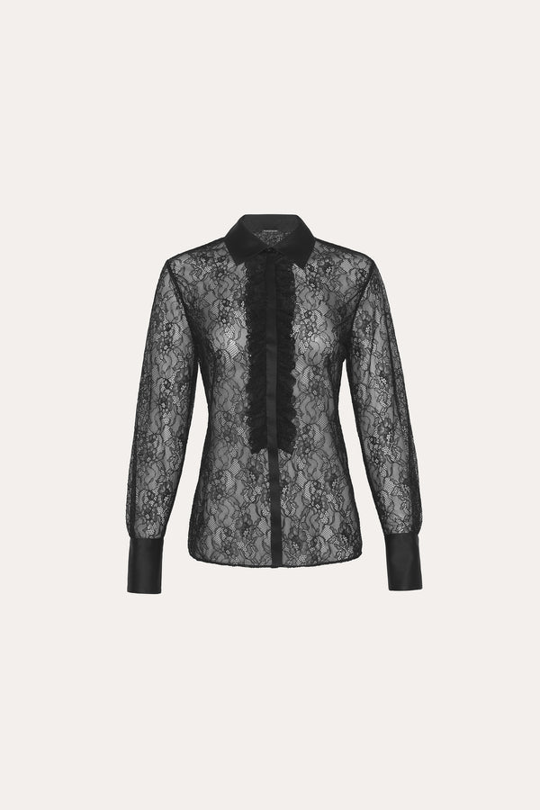 Laced Trim Blouse