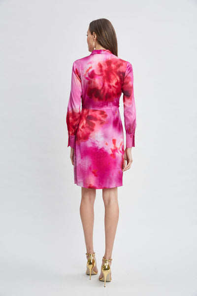 Venetian Glass Mock Wrap Dress Image 6