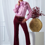 Cotton Velvet Flare