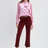 Cotton Velvet Flare