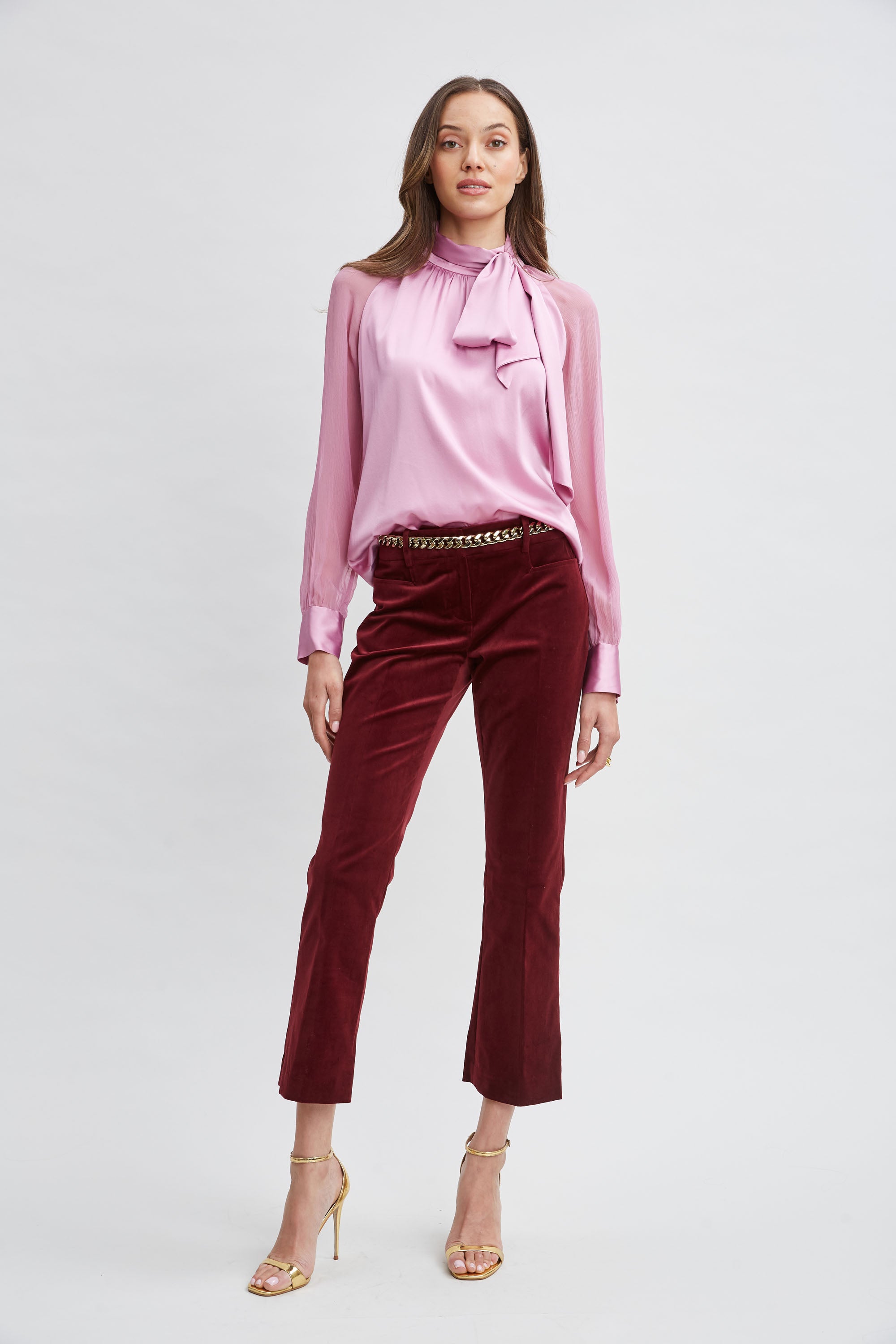 Cotton Velvet Flare