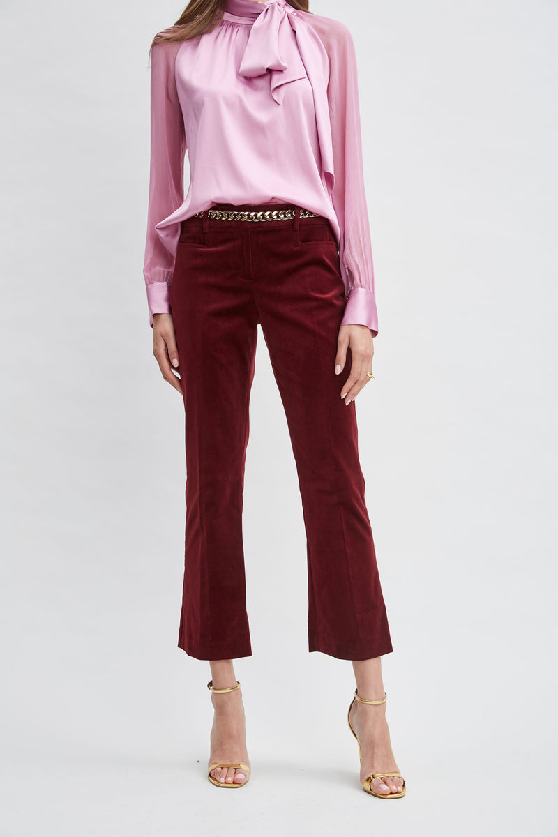 Cotton Velvet Flare