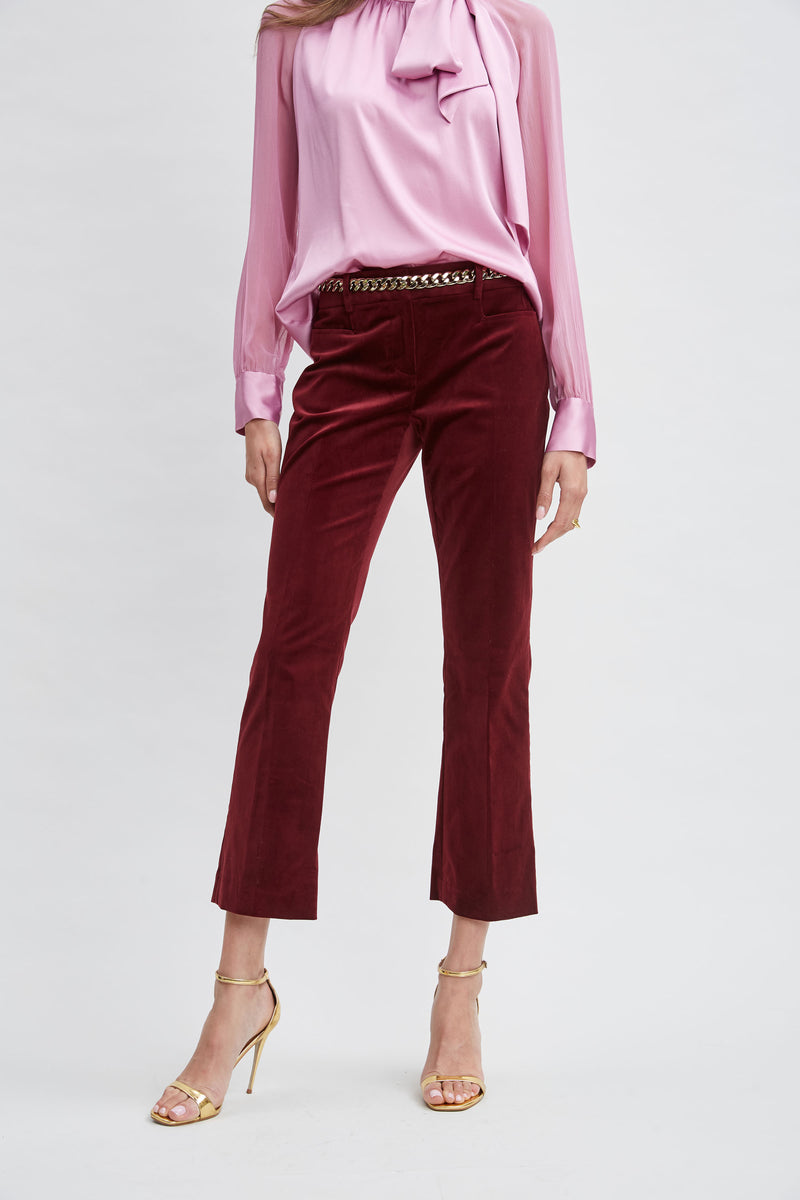 Cotton Velvet Flare