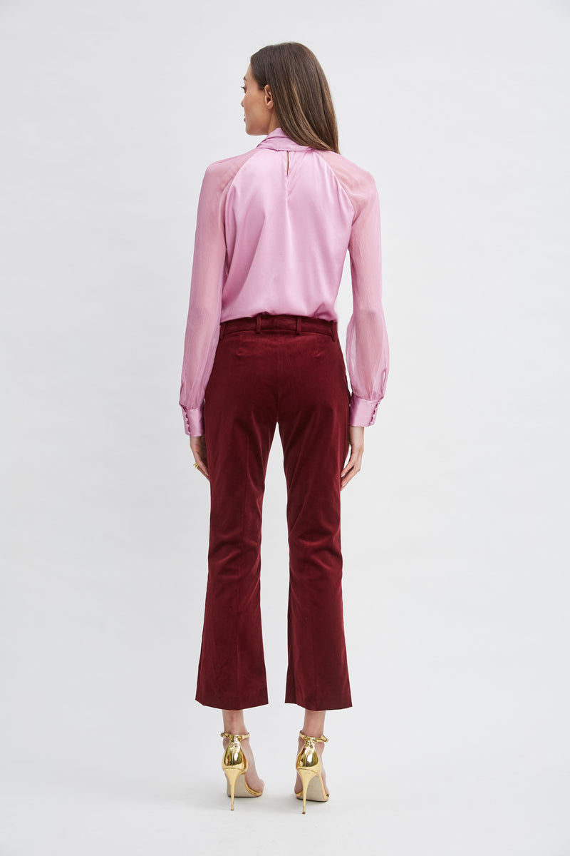 Cotton Velvet Flare