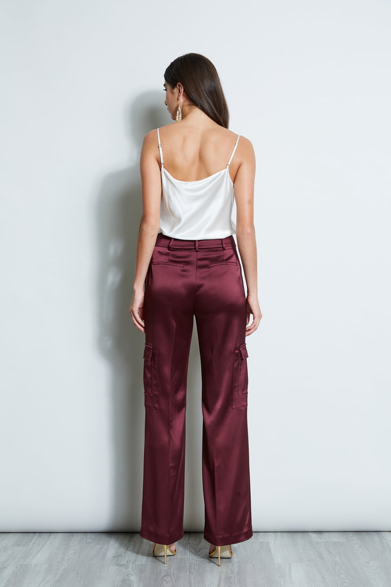 Satin Cargo Pant – Elie Tahari