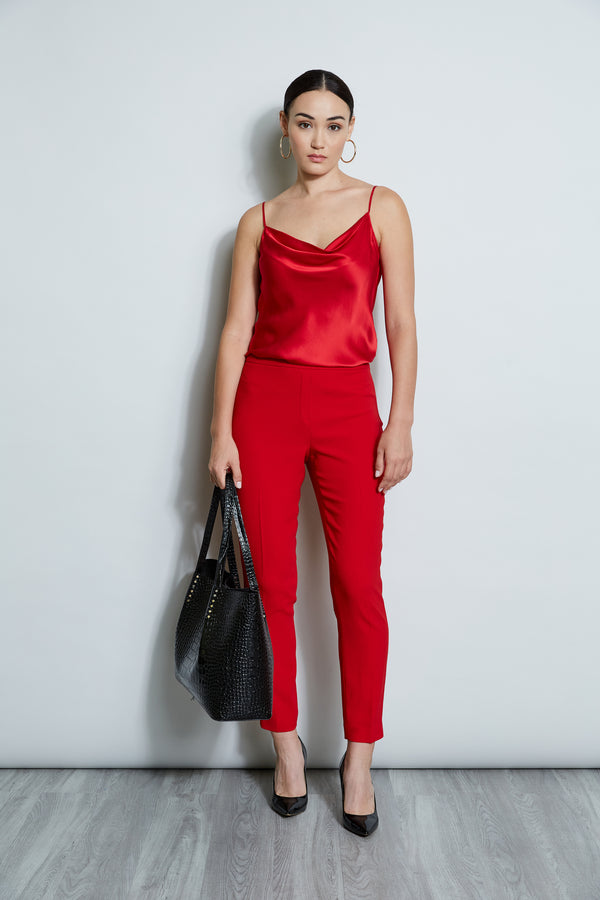 Shop Elie Tahari The Abby Soft Crepe Pants